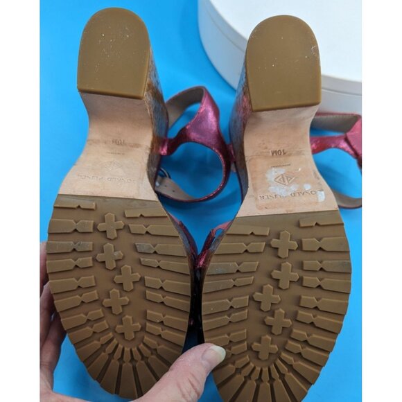 DONALD PLINER galatea crystal‎ wedge platform sandal NWOB $258 - Picture 11 of 14